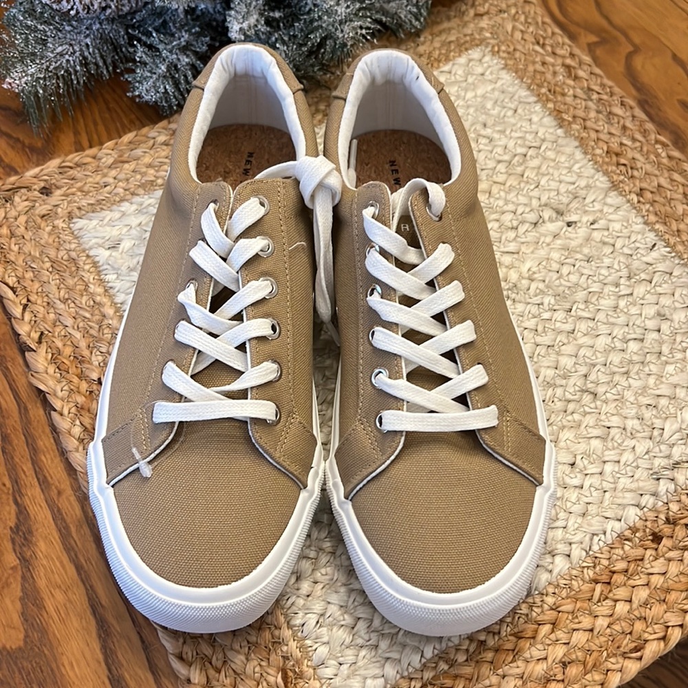 New Republic Men’s Canvas Bowery Sneakers Size 9 Tan - New